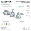 Kingston Brass KS3961GL 8" Widespread Bathroom Faucet, Polished Chrome KS3961GL